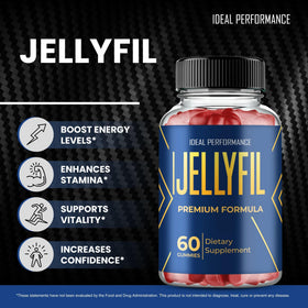 Jellyfil Gummies IDEAL PERFORMANCE taille des gommes
