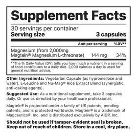 Jigsaw Health Brain support 90 capsules côté