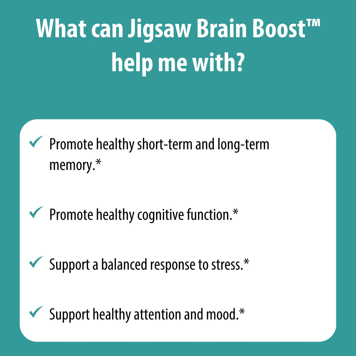Jigsaw Health Brain support capsules ouvertes