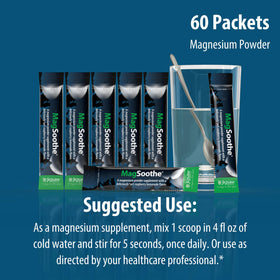 Jigsaw Health MagSoothe Poudre de Magnésium Glycinate emballage