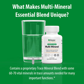 Jigsaw Health Multi-Mineral capsules avec verre d'eau