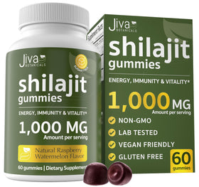 Jiva Botanicals Gummies Shilajit 1000mg, vue de face