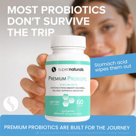 JLM NUTRITIONALS Probiotiques Premium 60 capsules vue arrière