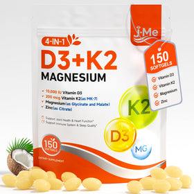 JME Complément Alimentaire Vitamine D3 K2 10 000 UI - Emballage avant