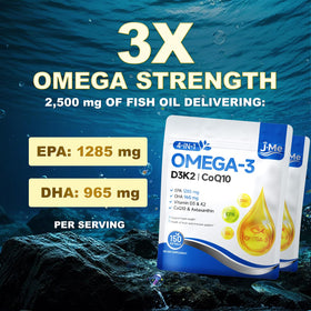 JME Omega 3 Complément avec ingrédients affichés - Détails