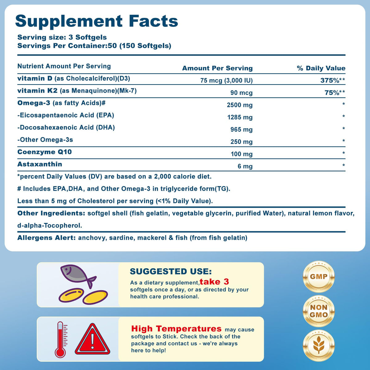 JME Omega 3 Gélules mini au citron avec enrobage entérique