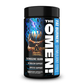 JNX SPORTS The Omen! Brûleur de graisse non-stimulant 100 capsules vue avant