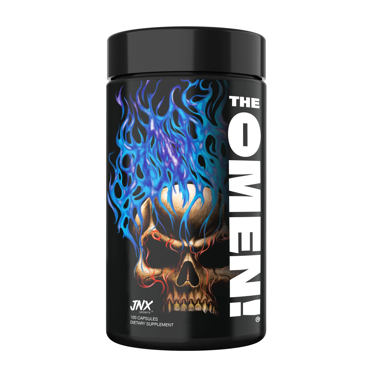 JNX SPORTS The Omen! Brûleur de graisse sur une table avec une bouteille d'eau