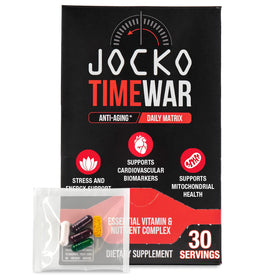 Jocko Fuel Complément Alimentaire Multivitamines 30 Portions, emballage avant