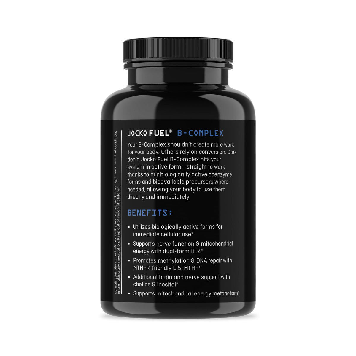 Jocko Fuel Complexe B Vitamines - étiquette du produit