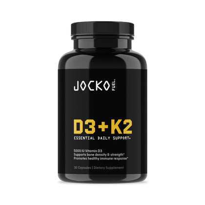 Jocko Fuel D3 5000 UI + K2 200 MCG complément alimentaire en capsules