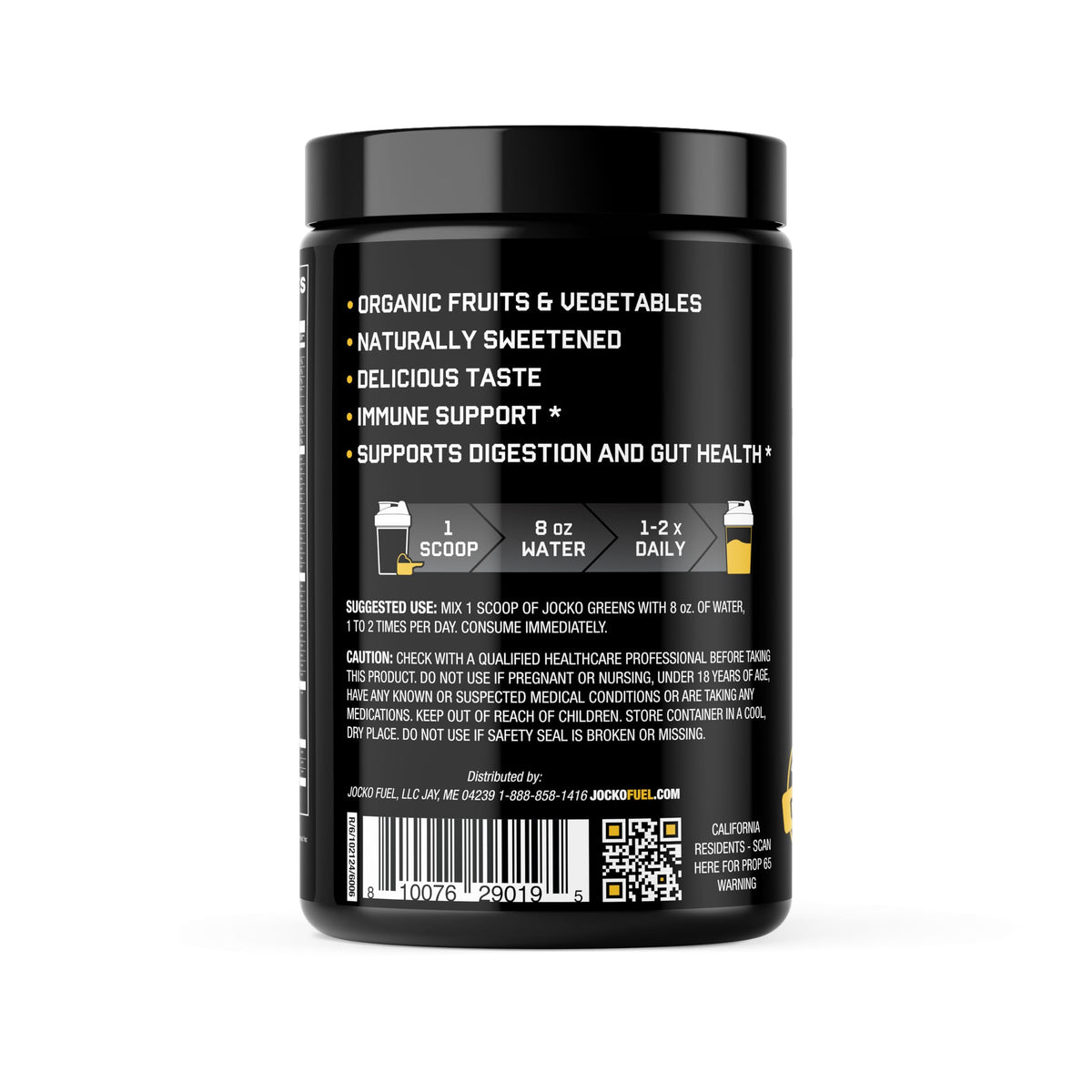 Jocko Fuel Daily Greens Poudre Superaliment Ananas Coco emballage