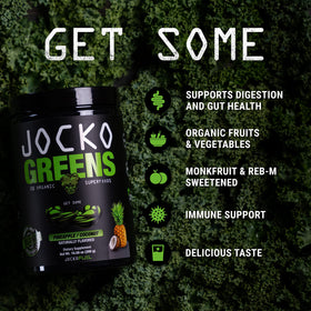 Jocko Fuel Daily Greens Poudre Superaliment Ananas Coco ingrédients en détail