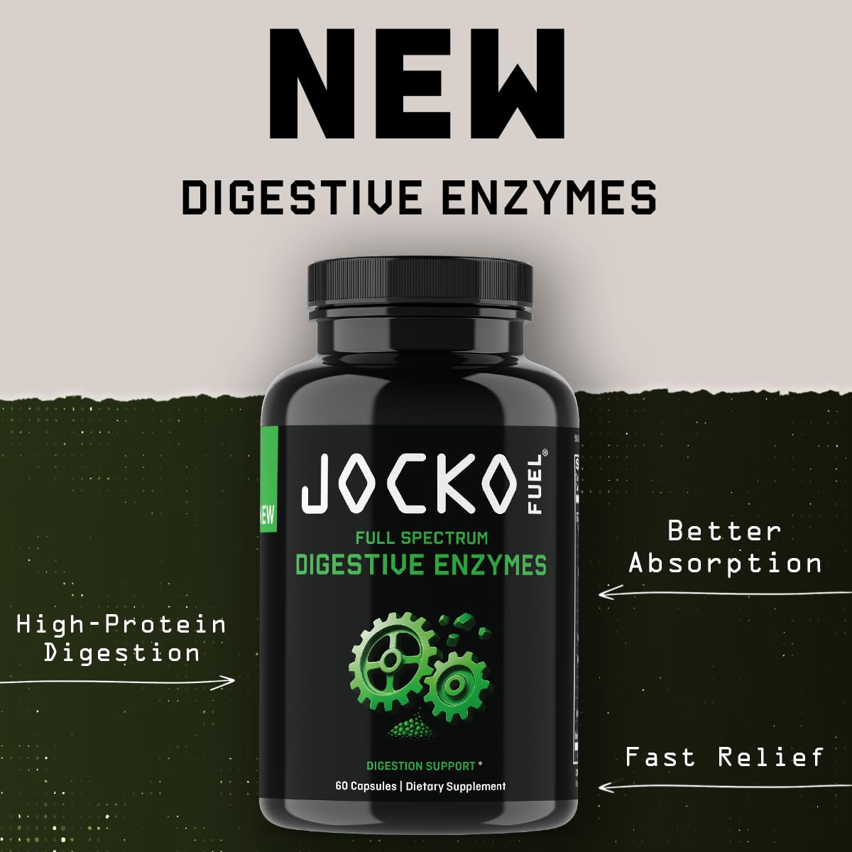 Jocko Fuel Enzymes daily ingrédients listés