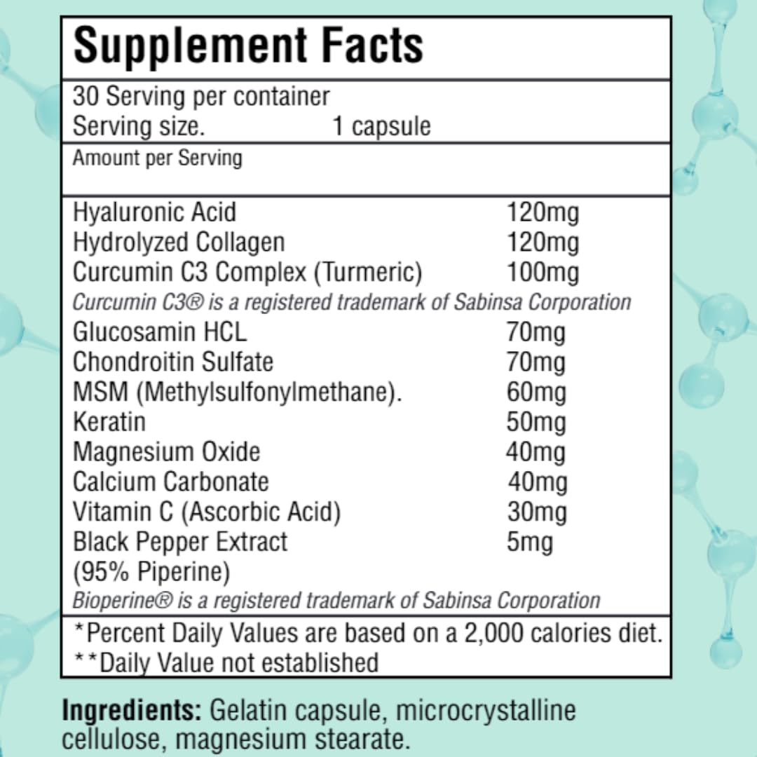 JOINT MARY Acide Hyaluronique 30 capsules ouvertes