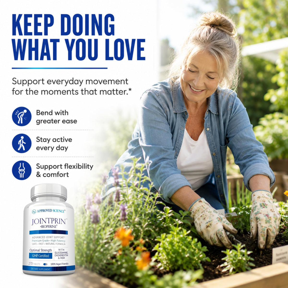 Jointprin d'Approved Science - Complément sur une table