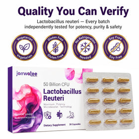 Jorrwatee Lactobacillus Reuteri packaging dimensions