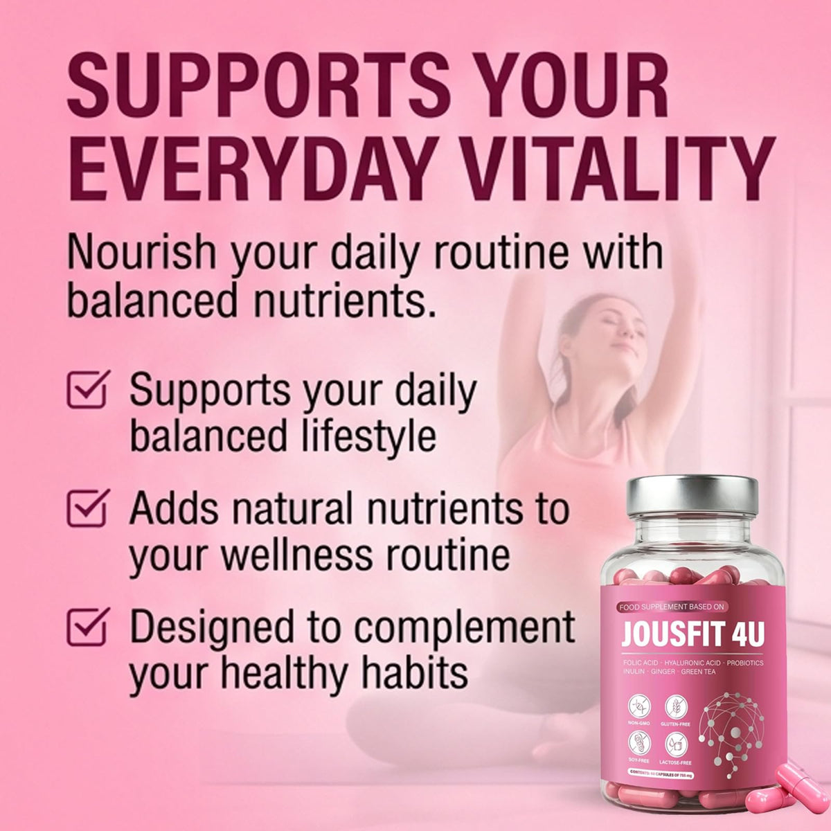 JOUSFIT 4U Capsulas vegan format de capsule