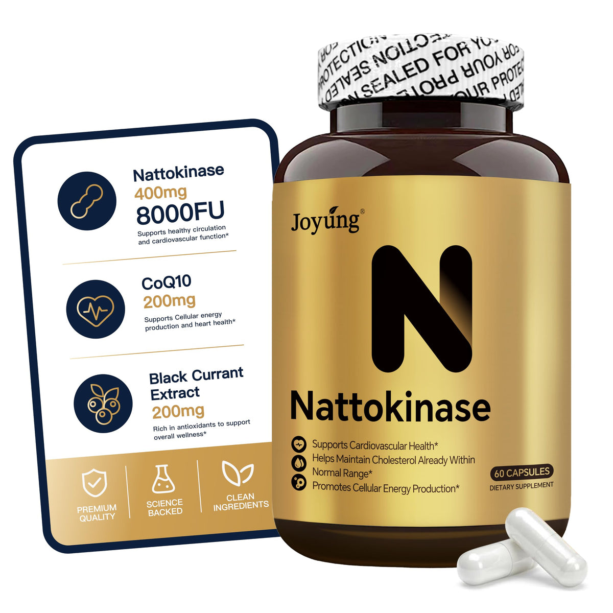 Joyung Nattokinase 8000FU boîte vue de face