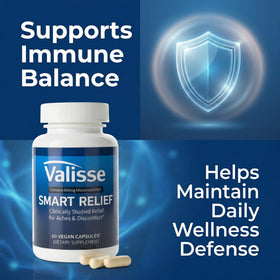 Jqewlg Valisse Smart Relief Pea 600mg capsules side view