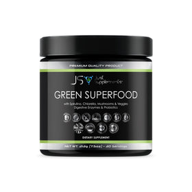 JS JUST SUPPLEMENTS Superfood Vert 281g vue de face
