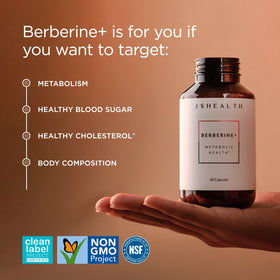 JSHealth Complément Alimentaire Berbérine 1050mg dosage recommandé