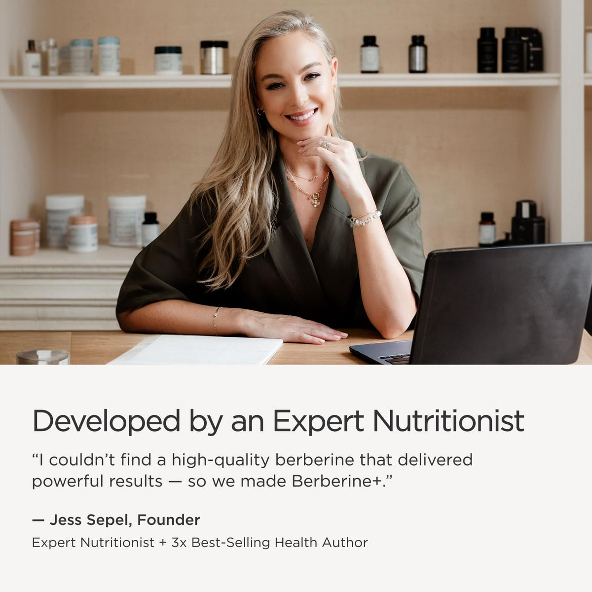 JSHealth Complément Alimentaire Berbérine 1050mg étiquette arrière