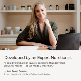 JSHealth Complément Alimentaire Berbérine 1050mg étiquette arrière