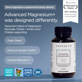 JSHealth Complément Alimentaire Magnésium 400mg capsules