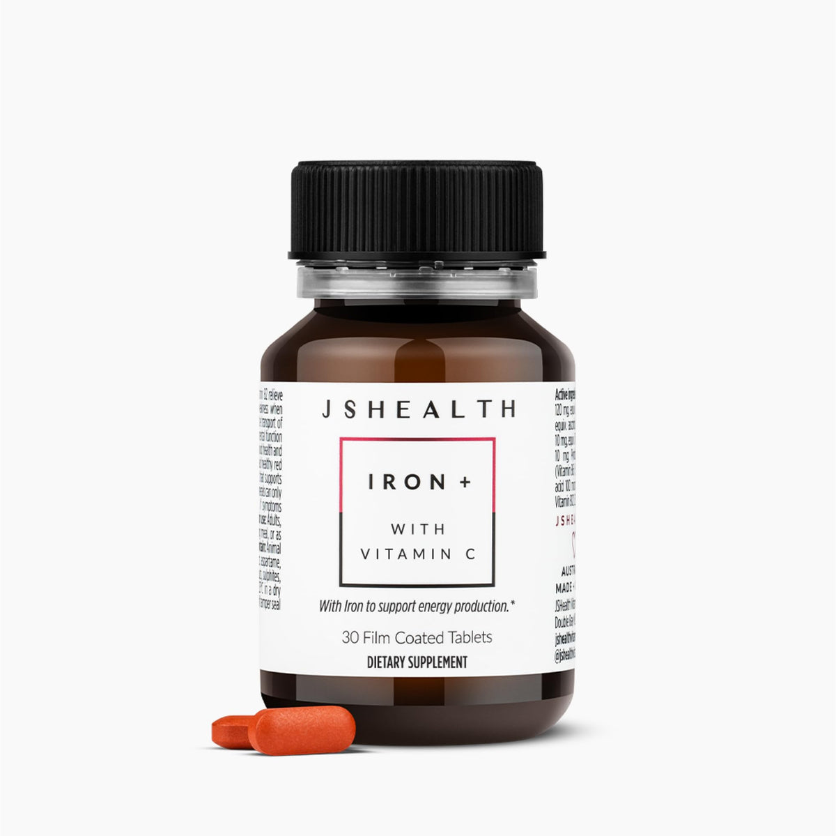 JSHealth Complément de Fer comprimé vu de côté