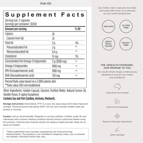 JSHealth huile de poisson utilisé dans un repas