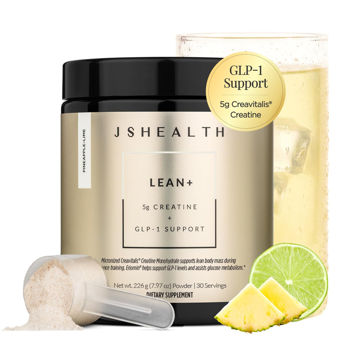 JSHealth Poudre de Créatine Monohydrate 5g vue de face