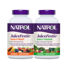 Juice Festiv 240 capsules fruits et légumes vue de face
