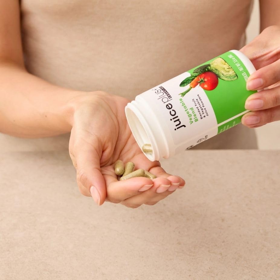 Juice Plus+ Mélange de Fruits et Légumes - 120 capsules, ingrédients sur l'étiquette