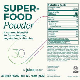 Juice Plus+ Mélange de Superaliments avec fruits et légumes