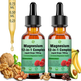 JUIWEFKK Magnésium 12 en 1 700mg flacon avant