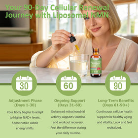 JUIWEFKK NMN 1000mg gouttes dans un cadre naturel