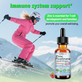 JUIWEFKK Zinc Picolinate 50mg gouttes sur une cuillère