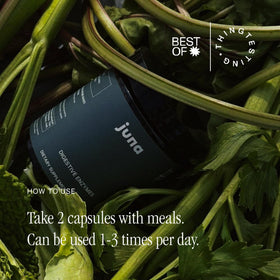 Juna 3-en-1 Enzymes daily 60 Capsules avec verre d'eau