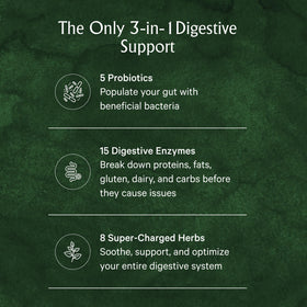 Juna 3-en-1 Enzymes daily 60 Capsules côté
