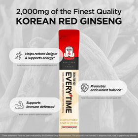 JUNG KWAN JANG Extrait de Ginseng Rouge dans un cadre de vie quotidienne