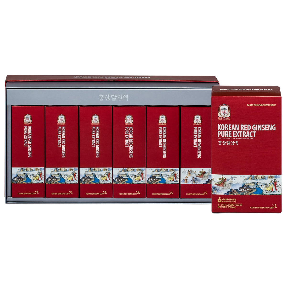 JUNG KWAN JANG Extrait Pur de Ginseng Coréen 30 sachets en emballage