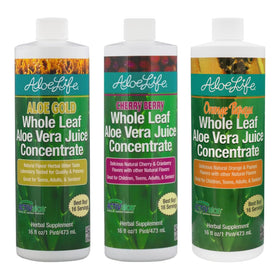 Jus d'Aloe Vera Aloe Life saveur cerise baie 16 oz