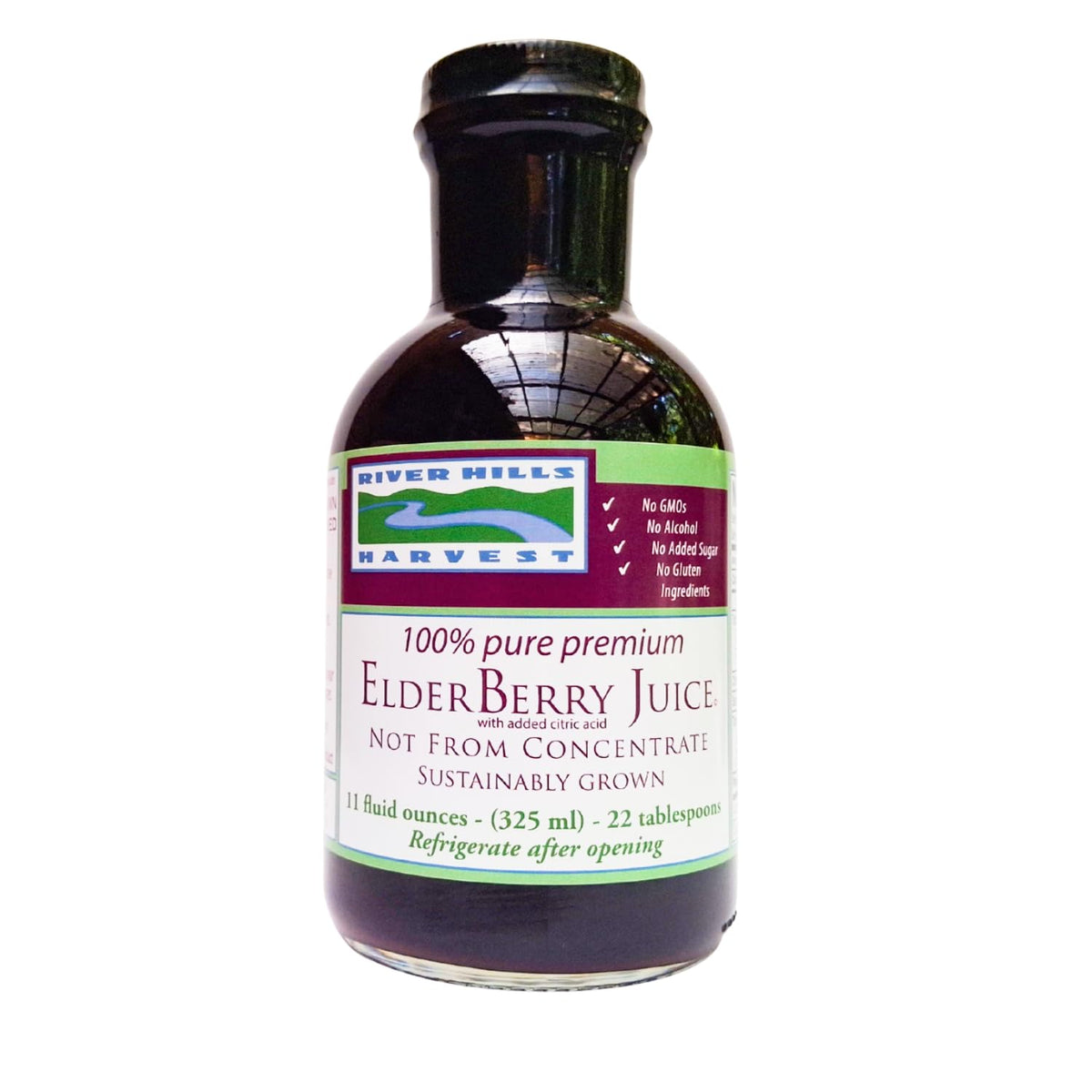 Jus de sureau River Hills Harvest 11 oz vue avant