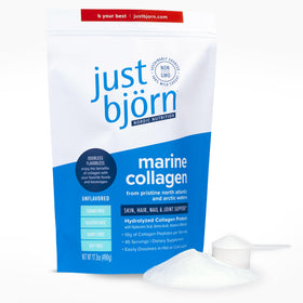 just björn Poudre de Collagène Marin 662g vue de face avec emballage