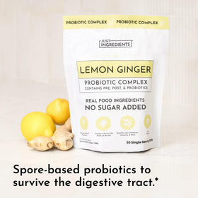 JUST INGREDIENTS Probiotique Citron Gingembre sachets individuels