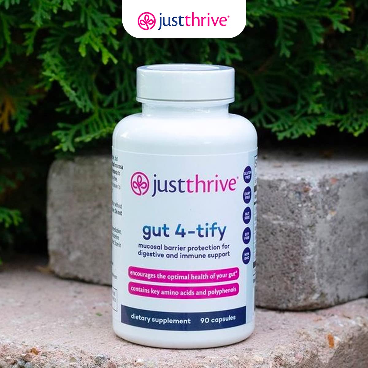 Just Thrive Gut 4-tify complément alimentaire 109g emballage