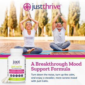 Just Thrive Just Calm 41g présentation du produit sur un fond neutre