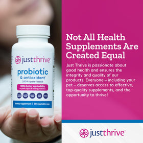 Just Thrive Probiotic 100% Spore-Based 41g en mode de vie actif