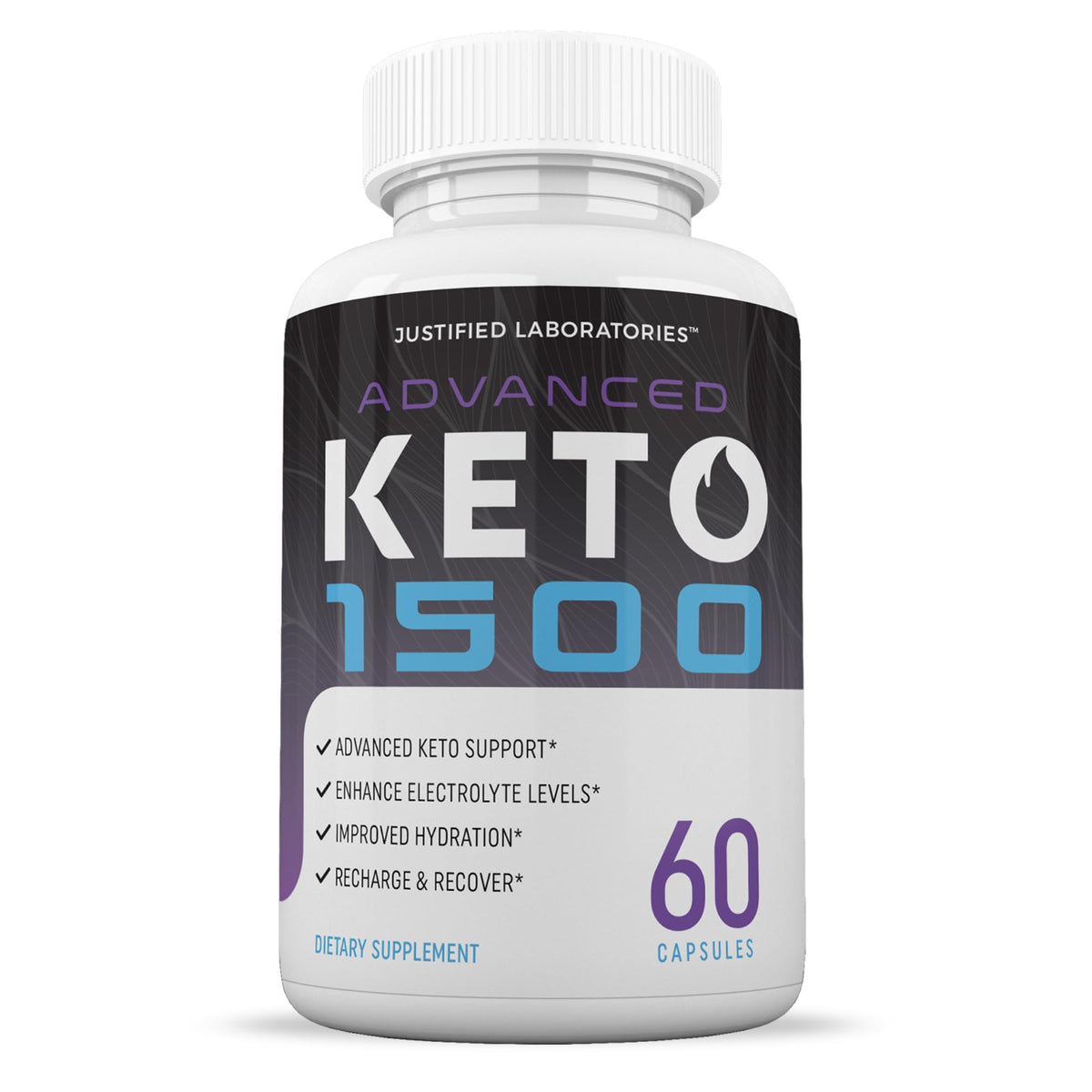 Justified Laboratories Advanced Keto 1500 60 capsules vue avant